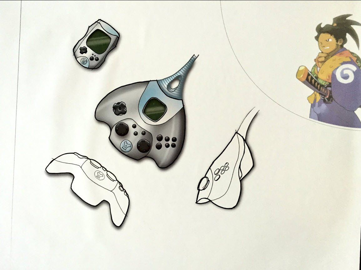 Xbox controller design 1999