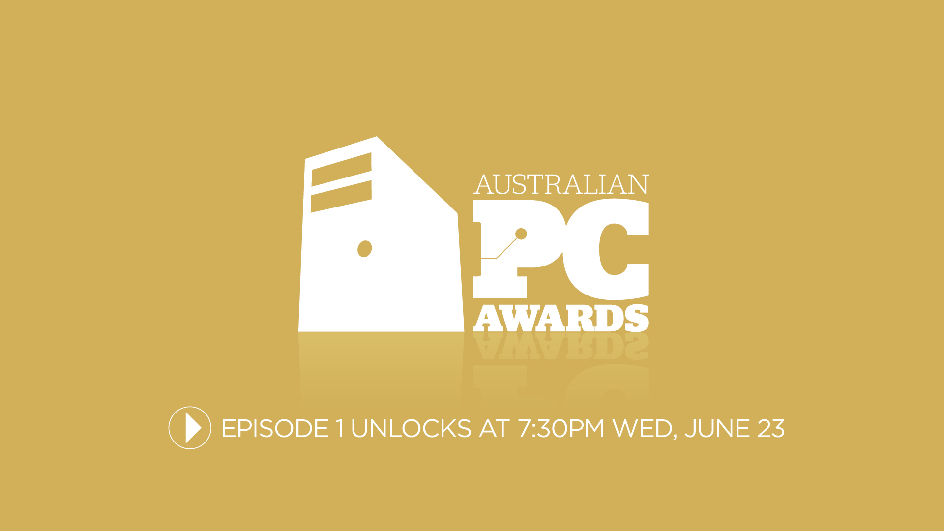 Australian PC Awards 2021 Episode 1 holding card