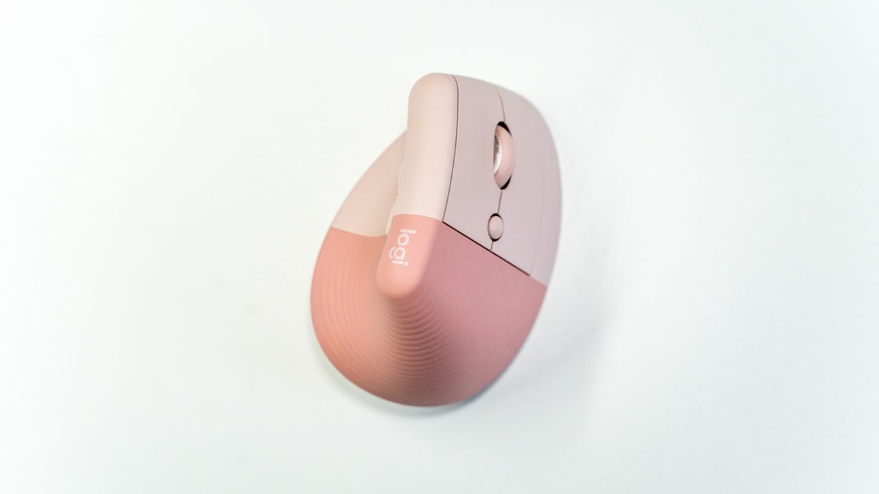 Logitech Lift on a white table