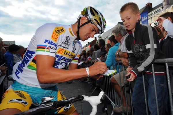All the riders are popular at the post-Tour criteriums.