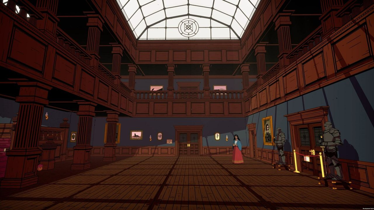 A large hotel lobby