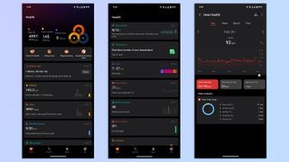 Screenshots showing the Honor Health app