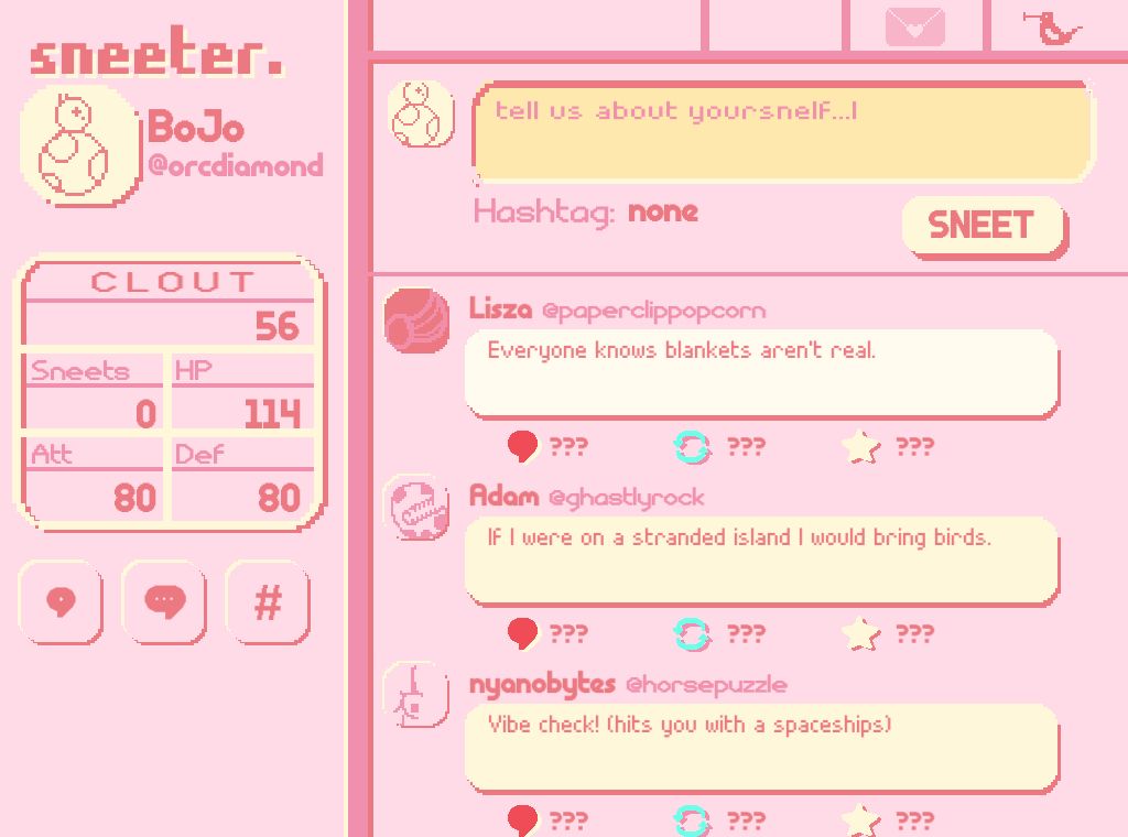 Win at social media in free browser game Sneeter