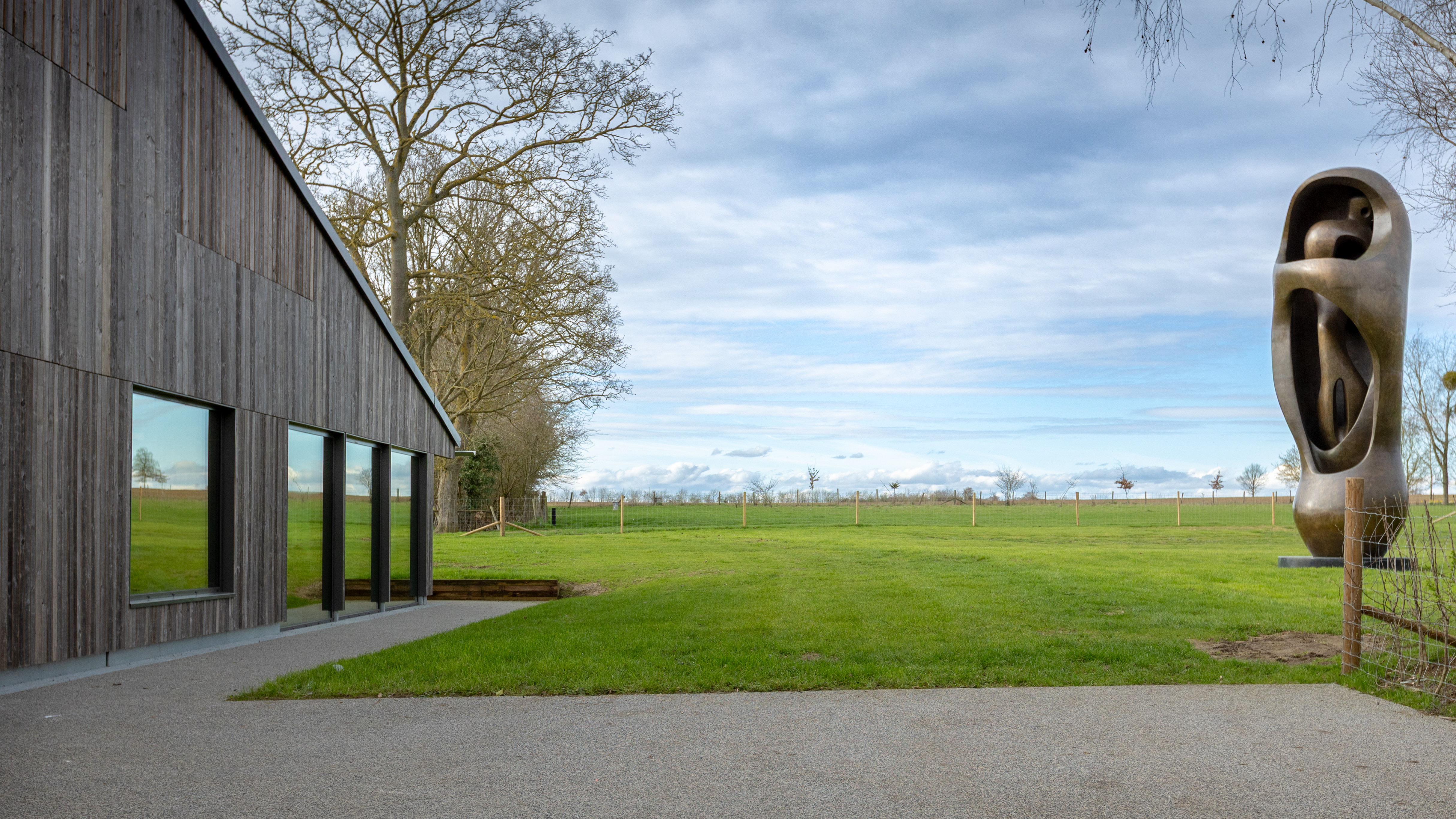 DSDHA Sheep Field Barn at Henry Moore Studios &amp;amp; Gardens
