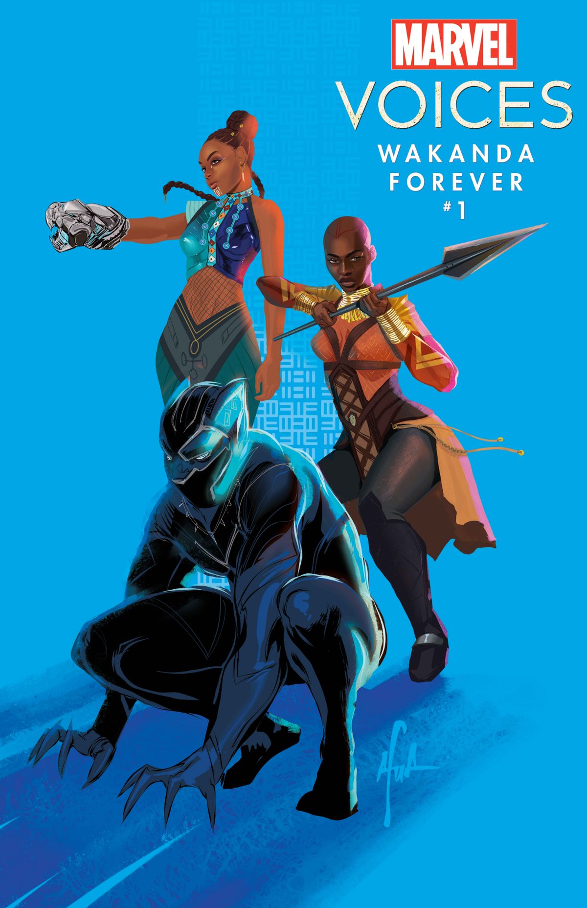 Marvel's Voices: Wakanda Forever #1 art