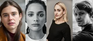 Alison Oliver, Sasha Lane, Jemima Kirke and Joe Alwyn's headshots.