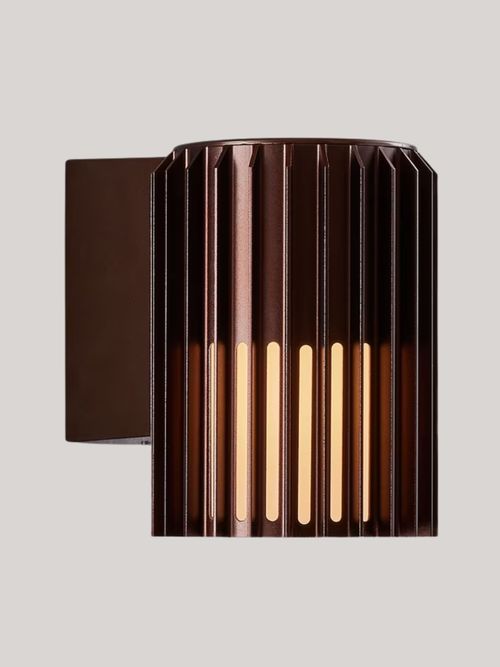 Aludra Ribbed Outdoor Wall Light