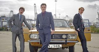 James Buckley starred with Ed Westwick and fellow Inbetweeners actor Joe Thomas as double-glazing salesmen in BBC2 series White Gold which is back this year
