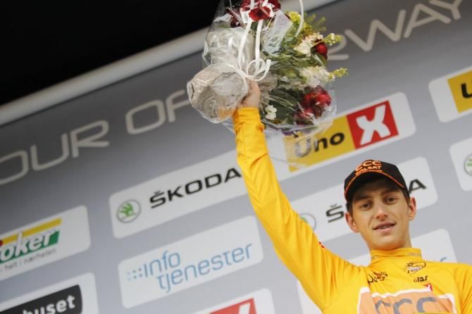 Maciej Paterski (CCC Polsat) celebrates victory