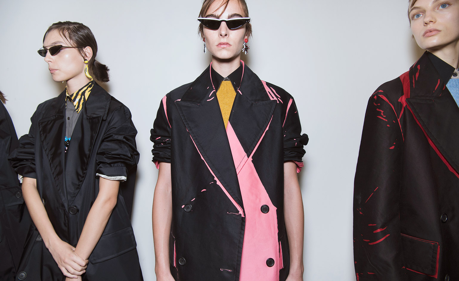 As with menswear S/S 2018, the fashion set were once again invited into Prada’s comic book world