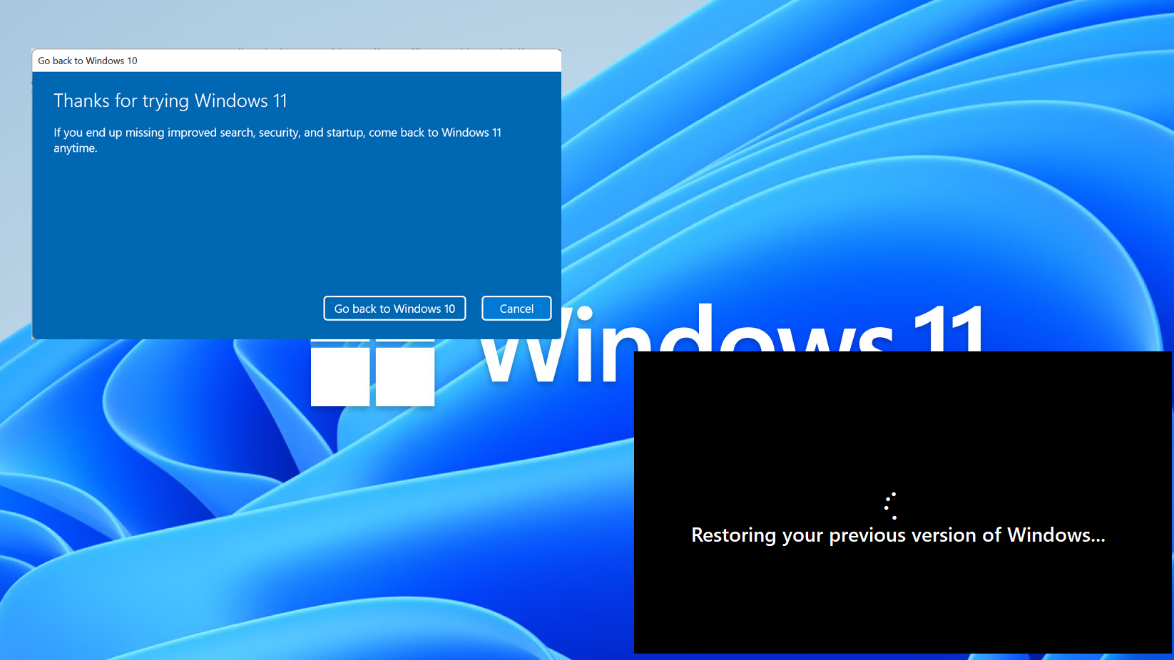 revert to regular windows from windows pro insider preview