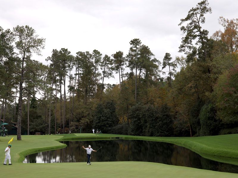 What Hole Looks Strangest Without Patrons At Augusta?