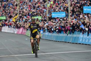 Thomas Voeckler wins a stage of the Tour de Yorkshire
