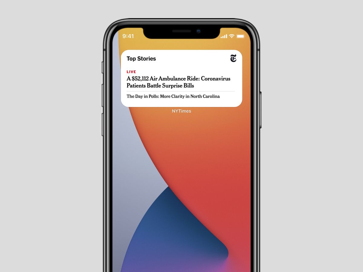 The New York Times Ios 14 Widget