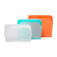 Moonmoon Reusable Silicone Food Bags - View at Amazon