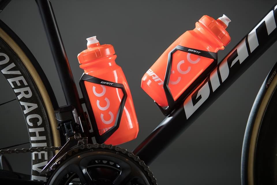 The iconic orange of CCC Team is limited to bidons