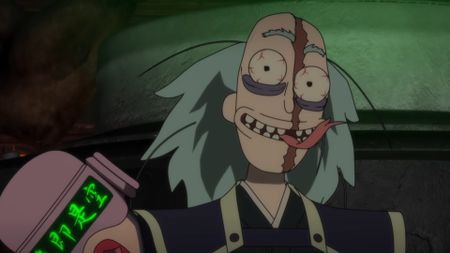 Rick and Morty samurai short