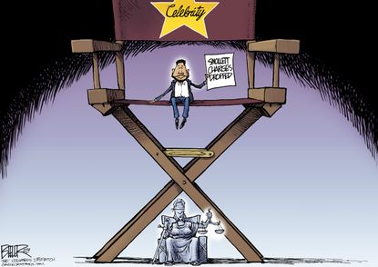 Political Cartoon U.S. Jussie Smollett charges dropped hate crime hoax Empire star&nbsp;