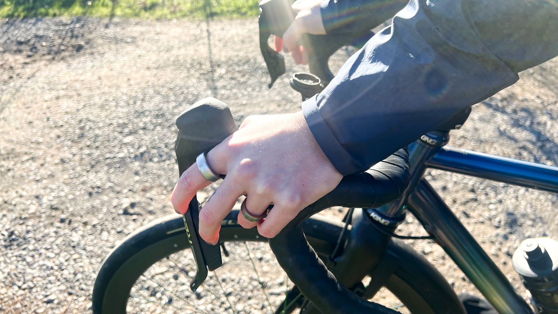 The Oura ring - lifestyle photo