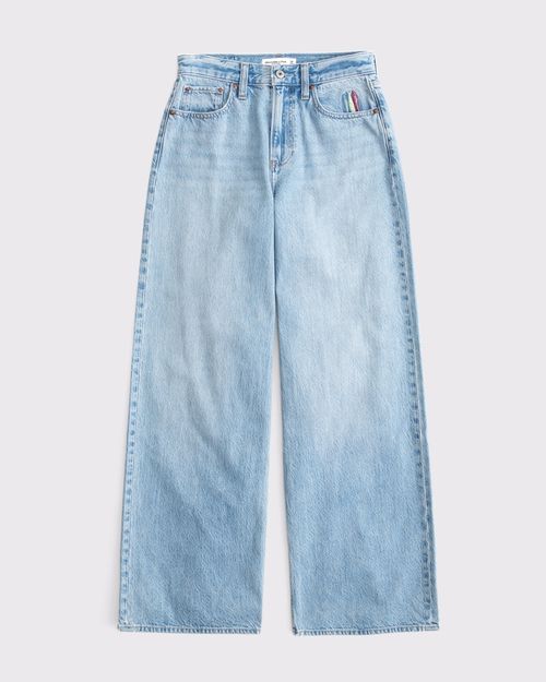 Curve Love High Rise Wide Leg Jean (Women's)