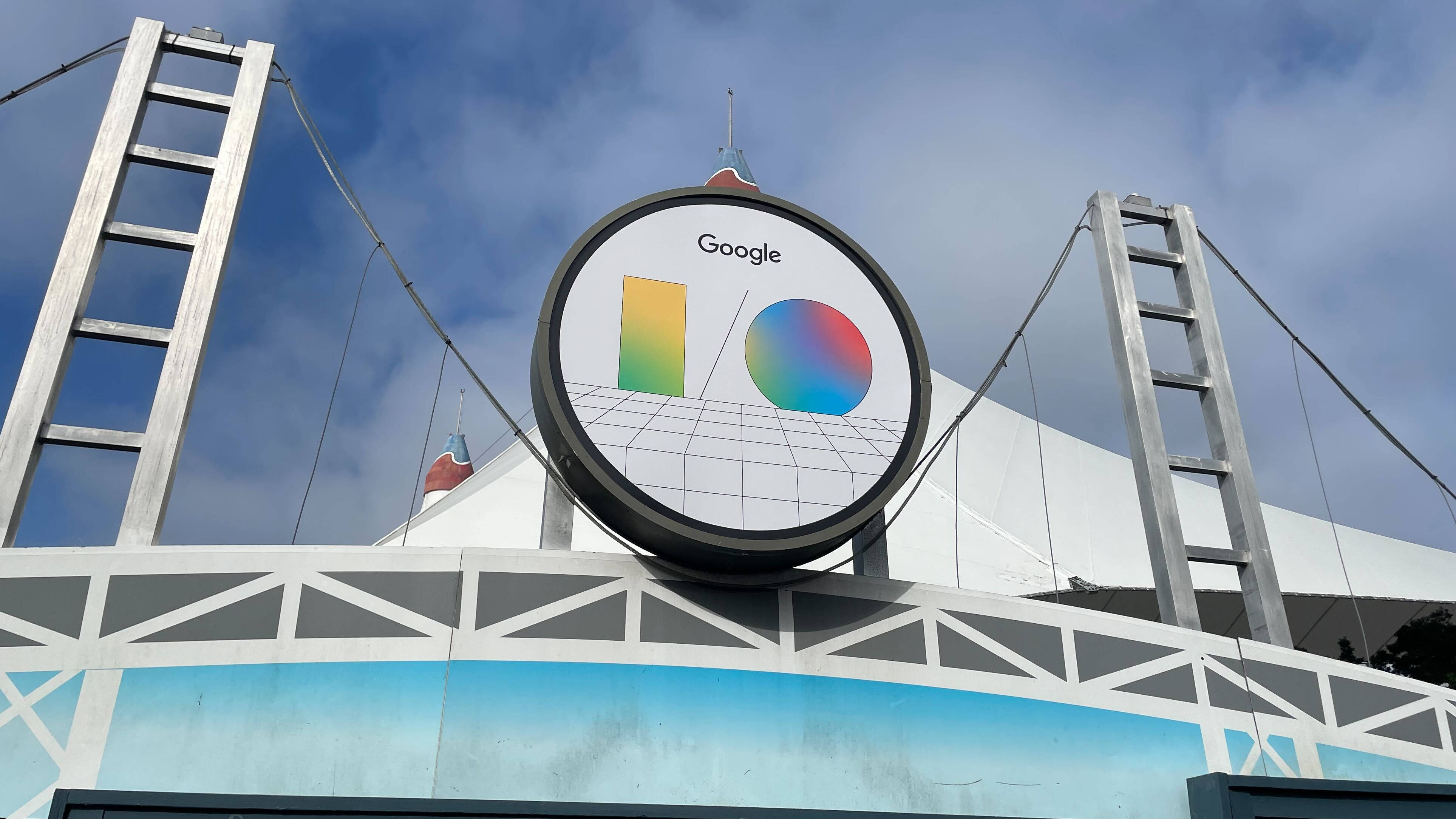 The Google I/O sign