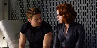 Hawkeye and Widow in The Avengers