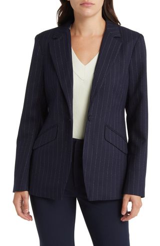 The Favorite Pinstripe Blazer