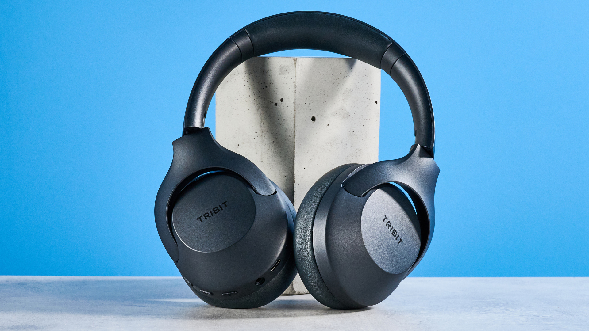 Black Tribit QuietPlus 81 over-ear headphones