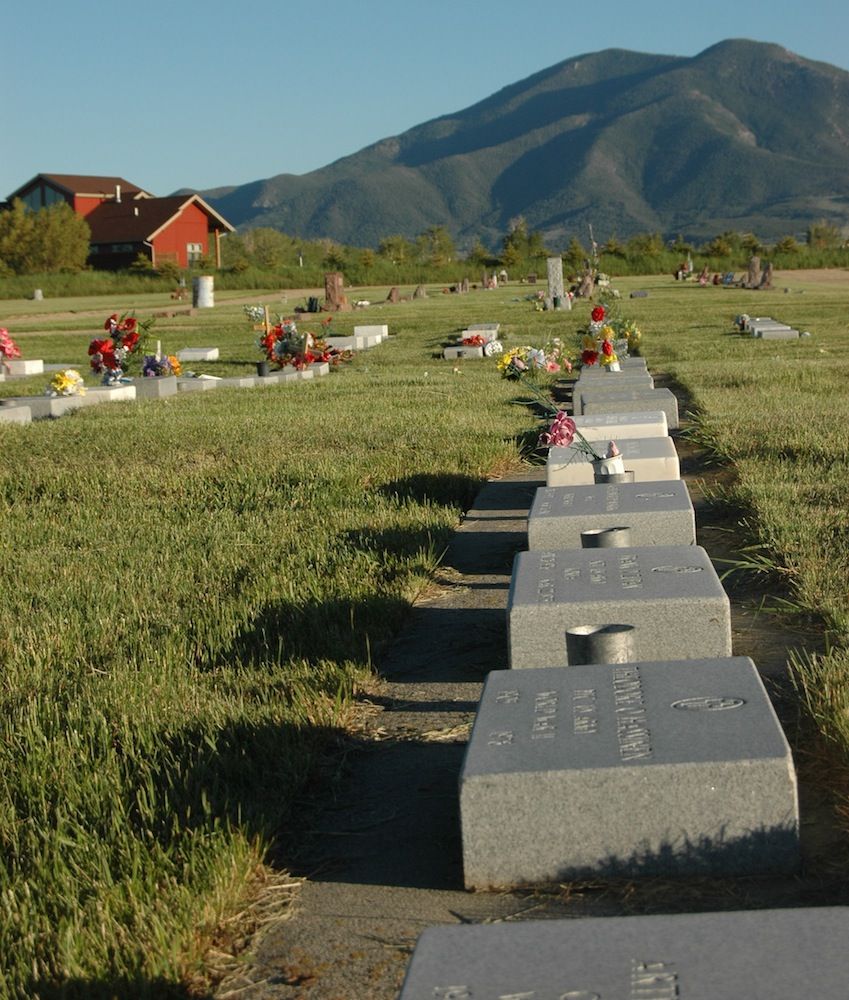 Traditional cemeteries are becoming less popular.