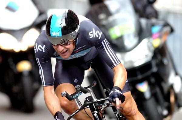 Bradley Wiggins (Sky) was one second shy of the stage win