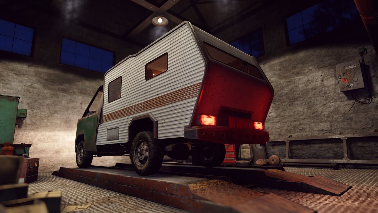 Rust Camper Van