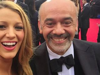 Blake Lively and Christian Louboutin