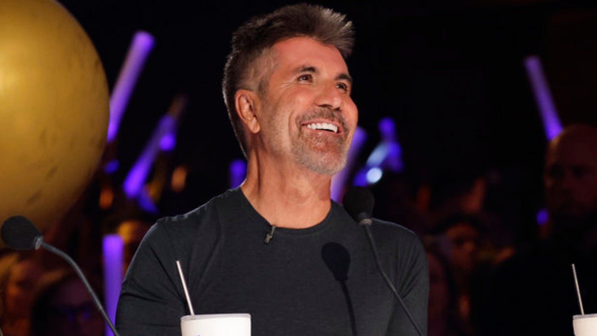 Simon Cowell is shown on America's Got Talent.