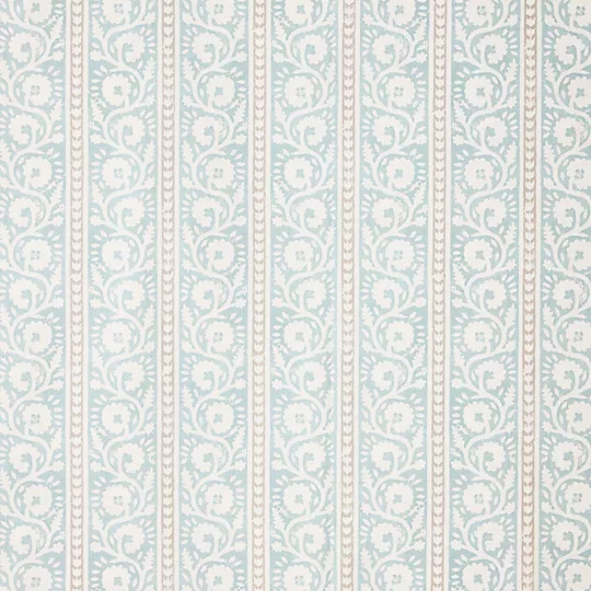 Bibury Striped Floral Wallpaper