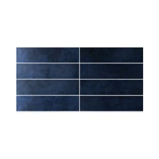 dark blue metro tiles