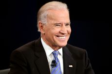  U.S. President Joe Biden smiles during the vice presidential debate at Centre College October 11, 2012 in Danville, Kentucky.