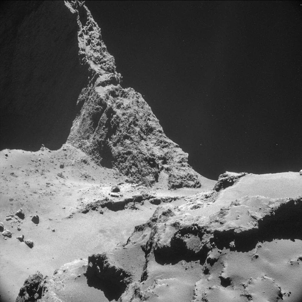 Comet 67P from Less Than 6.2 Miles (10 Km)