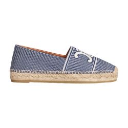 Les Espadrilles Celine in Striped Textile With Triomphe - Celine