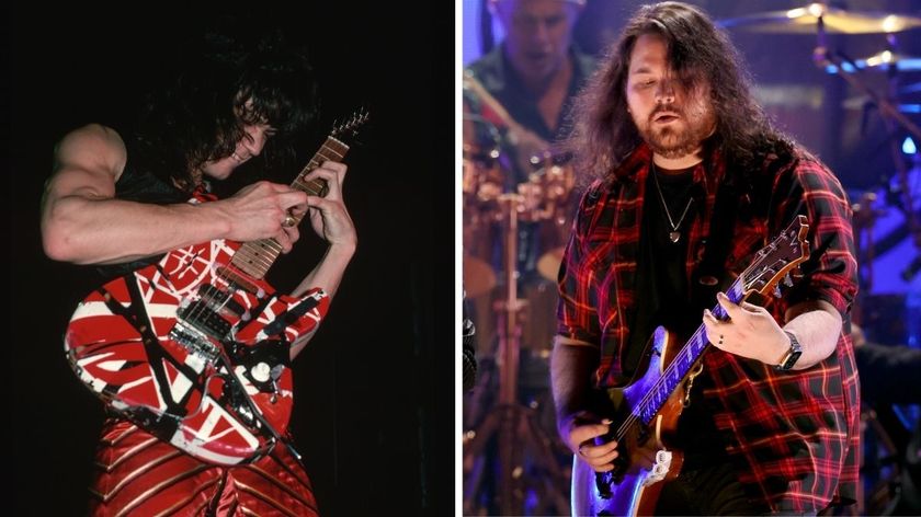 Eddie and Wolfgang Van Halen