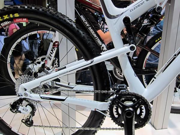 Rocky Mountain continues to tout the benefits of its SmoothLink four-bar rear suspension design.