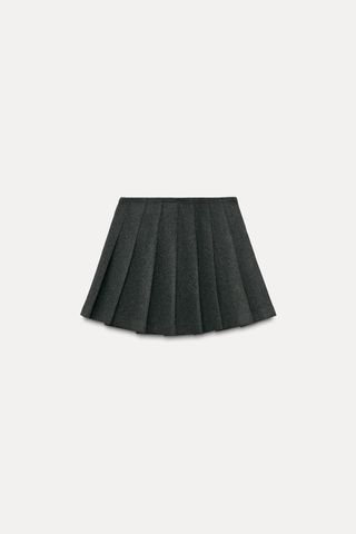 Pleated Mini Skirt