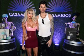 Megan Fox and Machine Gun Kelly dressed as Pamela Anderson and Tommy Lee