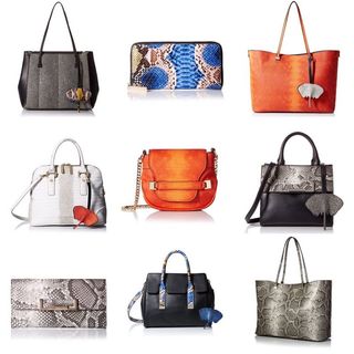 Collection of handbags