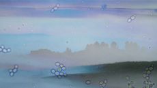 Photo collage of various photos of fog and a micrograph of bacteria