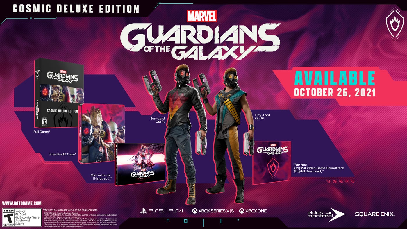 Marvel's Guardians of the Galaxy Pre-order bonus