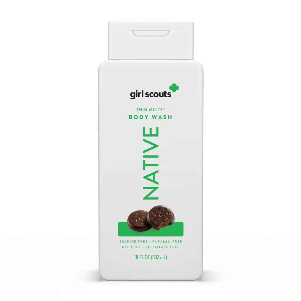 Native Girl Scout Thin Mints Cookie Body Wash