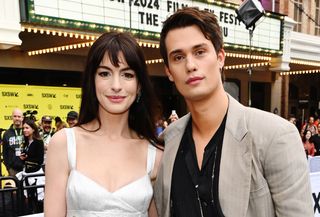 Anne Hathaway and Nicholas Galitzine attend "The Idea Of You" World Premiere during SXSW