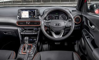 Hyundai Kona interior view