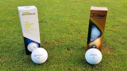 Titleist Pro V1 vs TaylorMade Tour Response ball