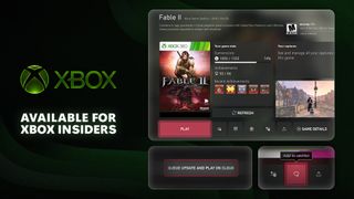 Official images showing features in the latest Xbox update available to Xbox Insiders.
